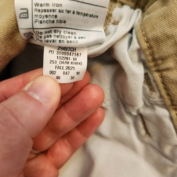 Carhartt khaki utility Relaxed Fit canvas pants 40 x 30 - Picture 6 of 8